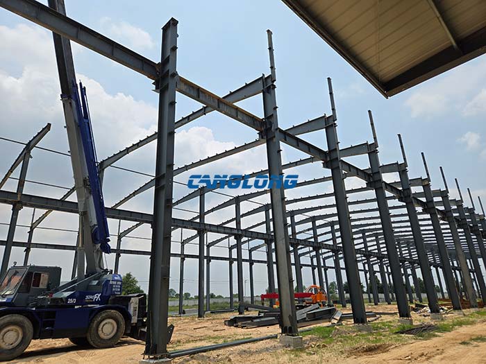 steel construction factory building