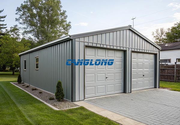 steel garage building