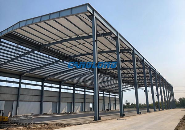 full span steel structure shed