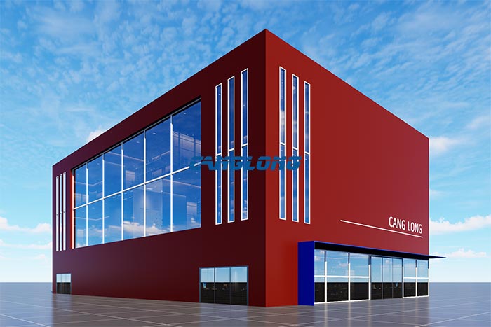 commercial office building 3D model