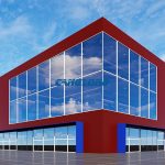 commercial office building 3D model