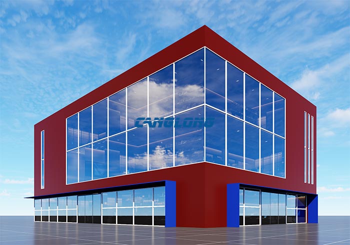 commercial office building 3D model