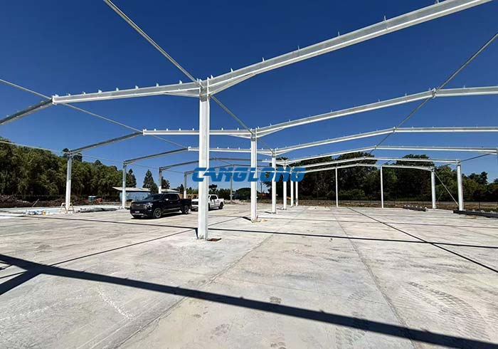 galvanized steel structure warehouse