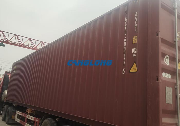 steel components shipped