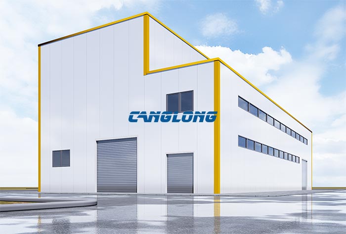 factory building 3D model design