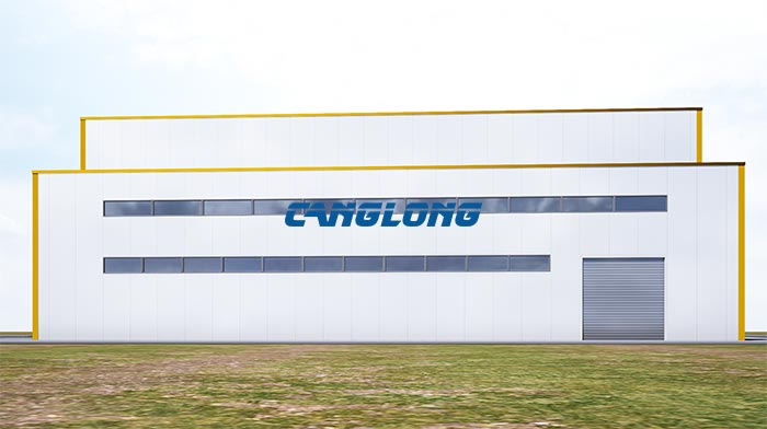 factory building 3D model design