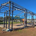 steel portal frame warehouse