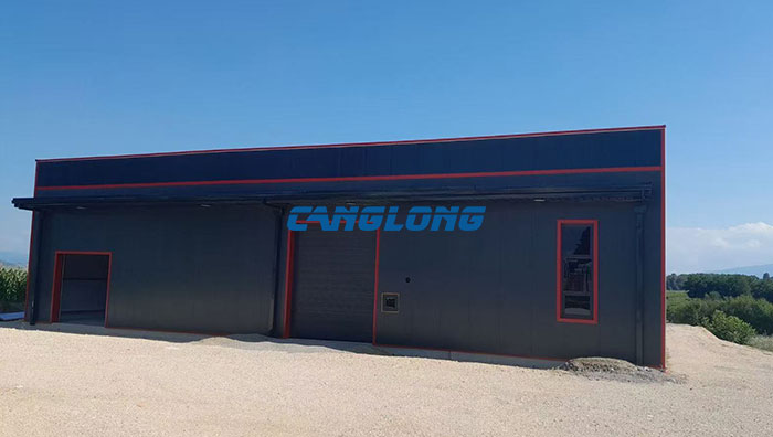 prefabricated warehouse building