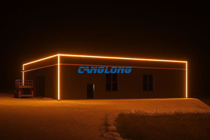 prefab steel warehouse building