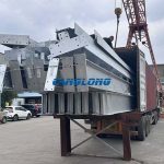 galvanized steel structures packaged and shipped