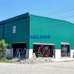 prefab steel structure grocery store