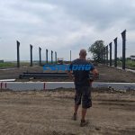 horse barn steel structure installation