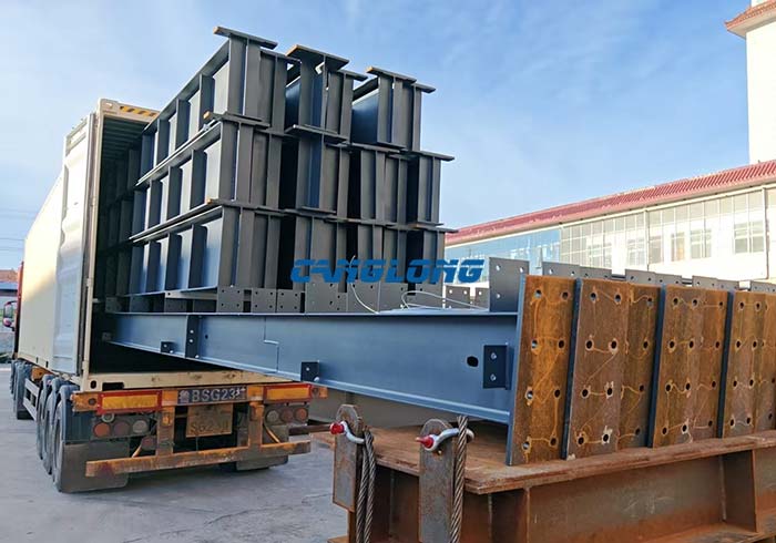 steel structure plant project shipment