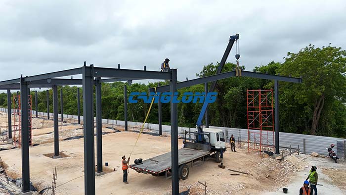 steel warehouse construction