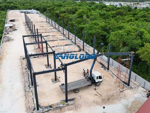 long span steel warehouse
