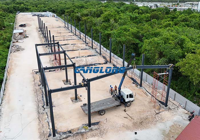 long span steel warehouse