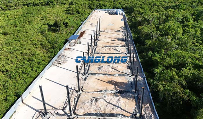 long span steel warehouse