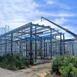 meter metal structure warehouse building