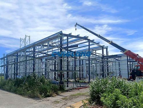 meter metal structure warehouse building