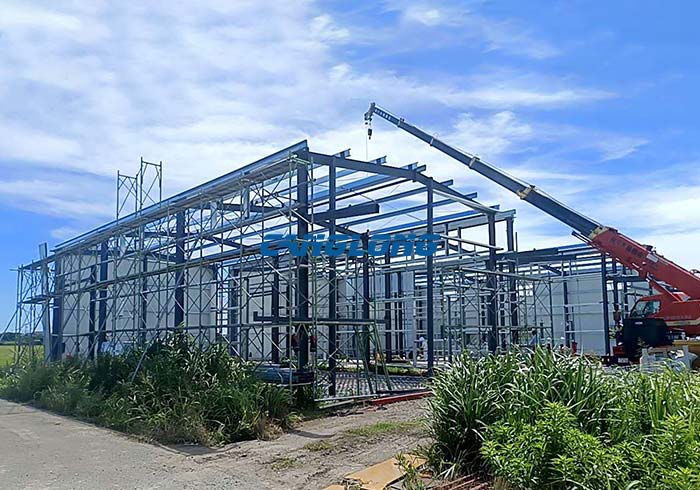 meter metal structure warehouse building