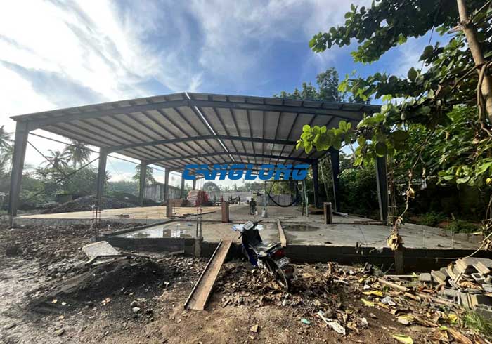 steel shed building