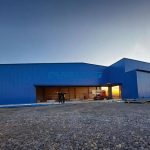 950 square meters steel structure cold storage in Chile steel structure cold storage construction