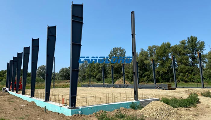 steel structure factory construction