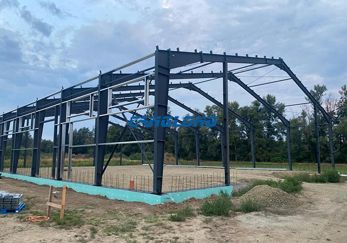steel structure factory construction