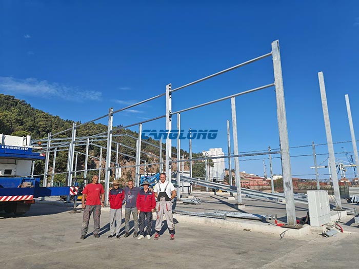 steel structure installation