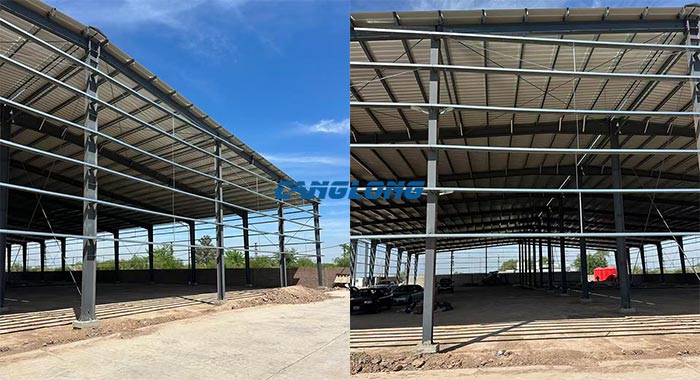 Argentine food factory steel building
