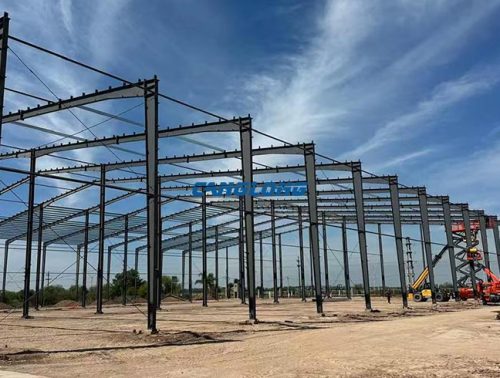 Argentine food factory steel building