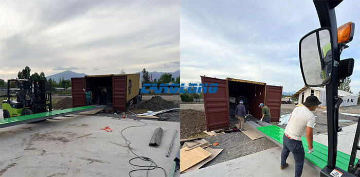 warehouse steel structures arrived