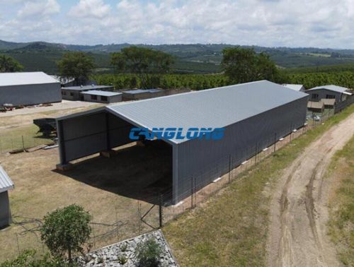 steel structure farm shed