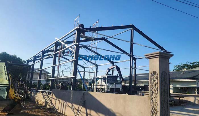 steel warehouse building