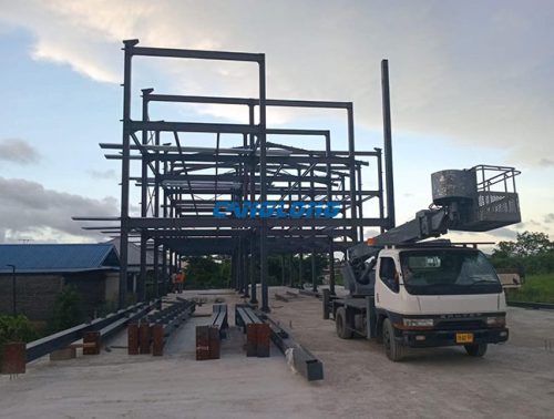 three story building construction