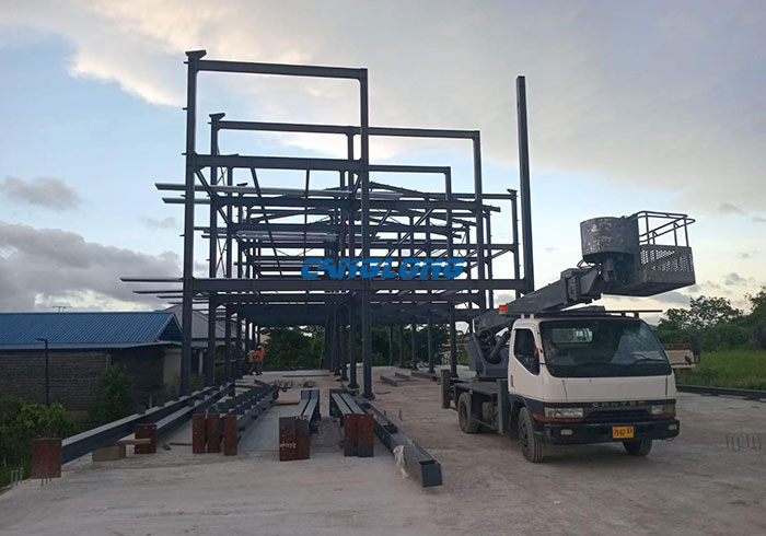 three story building construction