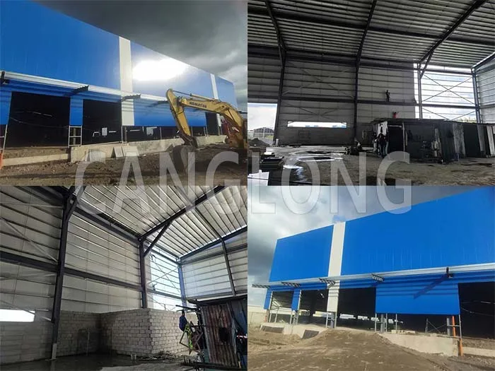 PU hidden-nail exterior wall panels installation