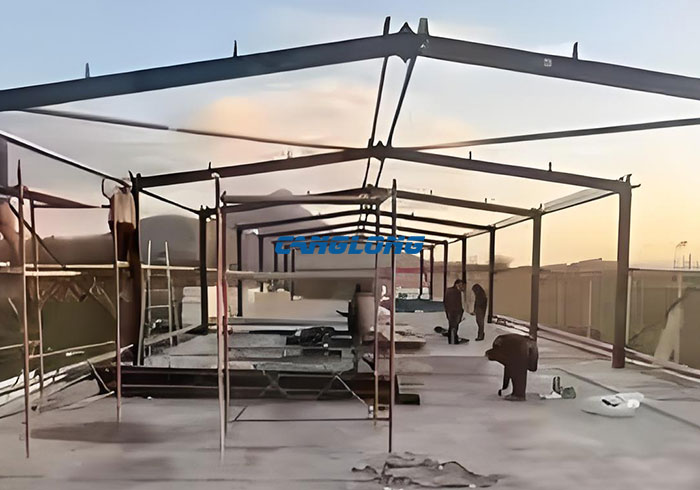 Albania steel structure chicken coop
