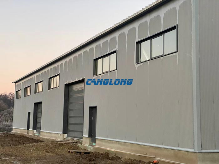Hungary portal frame warehouse
