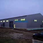 945㎡ portal frame warehouse in Hungary Hungary portal frame warehouse