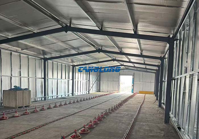 Albania steel structure chicken coop