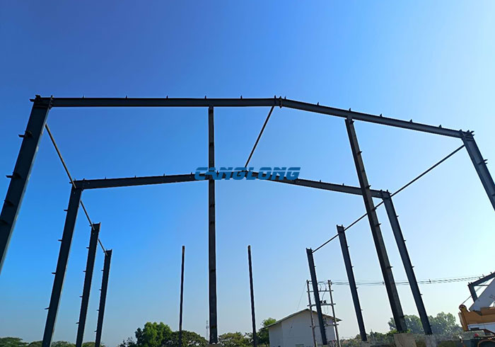 steel-structured oil pressing workshop