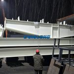 Canglong's first batch of brewery steel structures successfully shipped to Azerbaijan brewery steel structures shipped