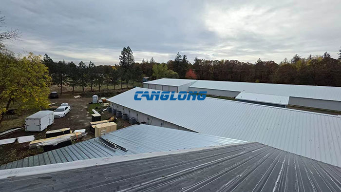 American Steel Frame Chicken Shed