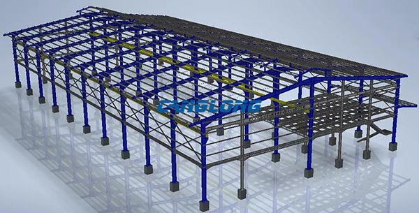 steel modular warehouse design