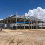 4,737 m2 portal frame steel warehouse in Peru Peru portal frame steel warehouse