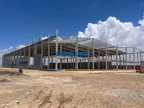 Peru portal frame steel warehouse