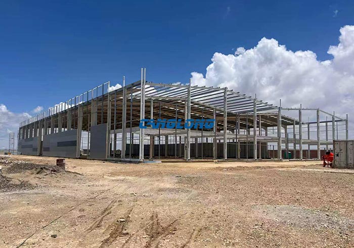 Peru portal frame steel warehouse