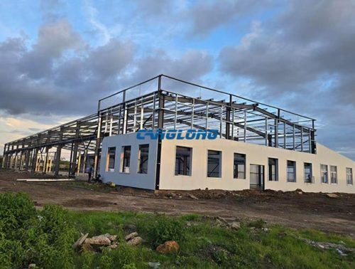 Tanzania steel workshop building