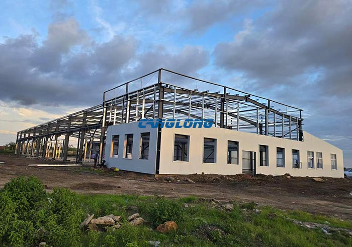Tanzania steel workshop building